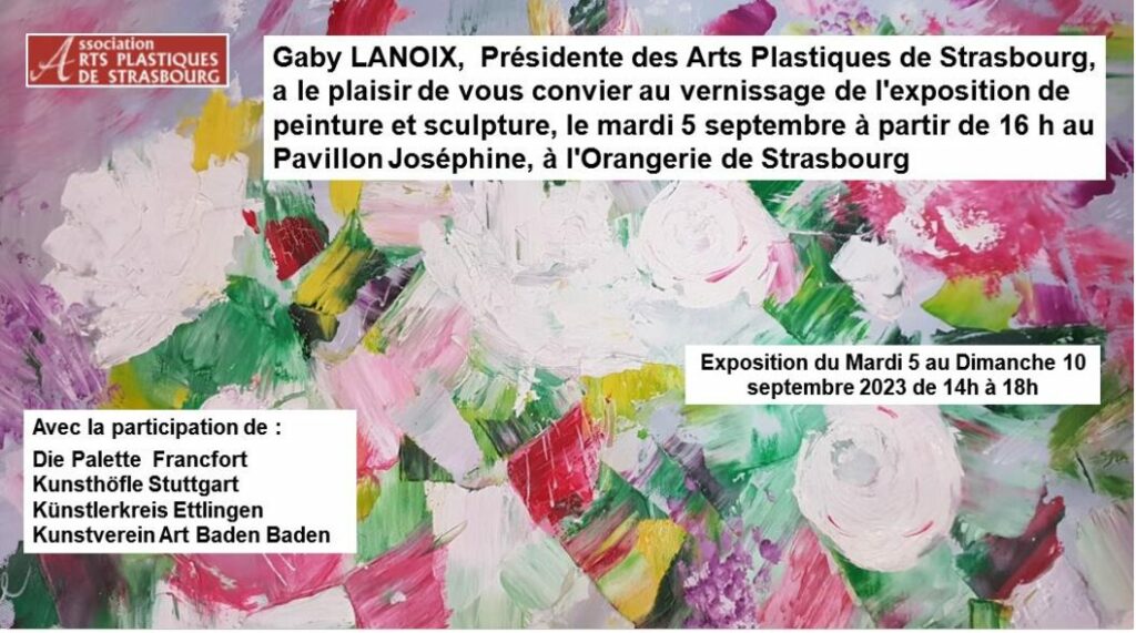 Association des Arts Plastiques de Strasbourg   05. - 10. September